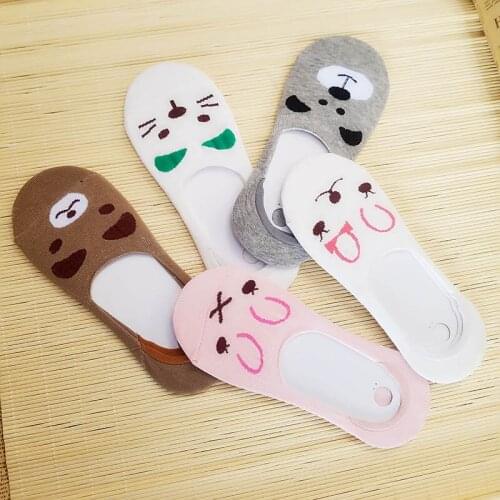 Warm comfortable cotton bamboo fiber girl womens socks ankle low female invisible color girl boy hosier 5pair=10pcs WS67