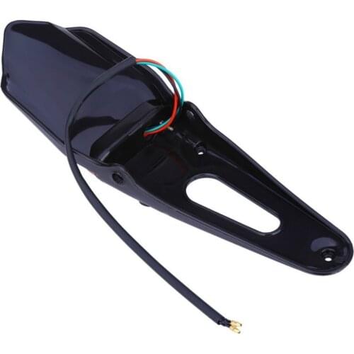 Universal Motorbike LED Brake Taillight Fender Motorcycle Back Splash Guard Motocross Dirt Bike Motorbike