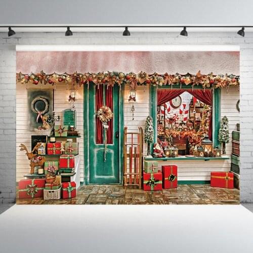 Photography Background Vinyl and Polyester Background Computer Printed Christmas Backdrops for Photo Studio Photocall