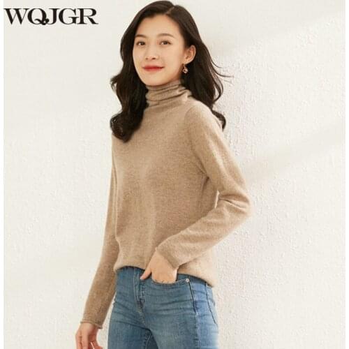 WQJGR Women's Cashmere Pullovers