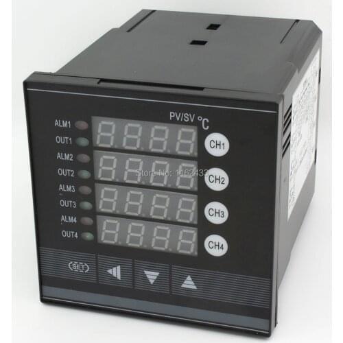 XMTA-JK4 96*96mm RS485 modbus interface 4 ways 4 PIDs digital temperature controller
