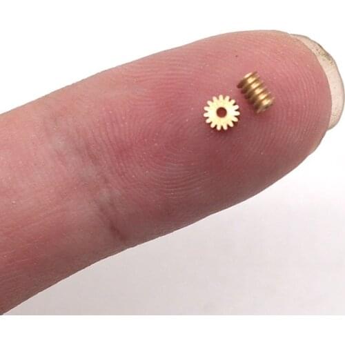 1/87 Static Modify Gear 15T Micro Worm Gear M0.2 Module Gear