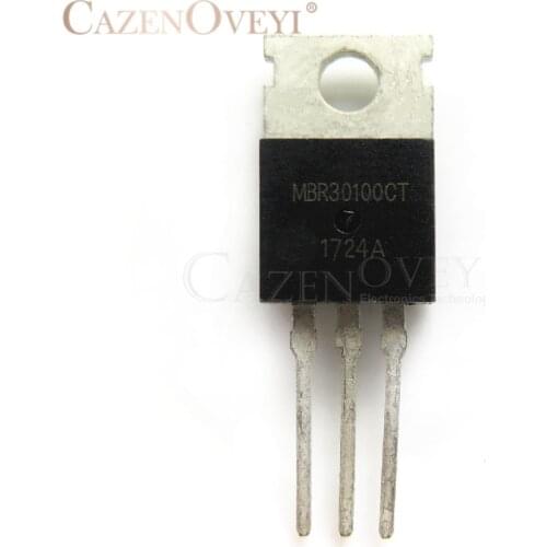 10pcs/lot MBRF30100CT MBR30100CT MBRF30100 MBR30100 B30100G TO-220 new original In Stock