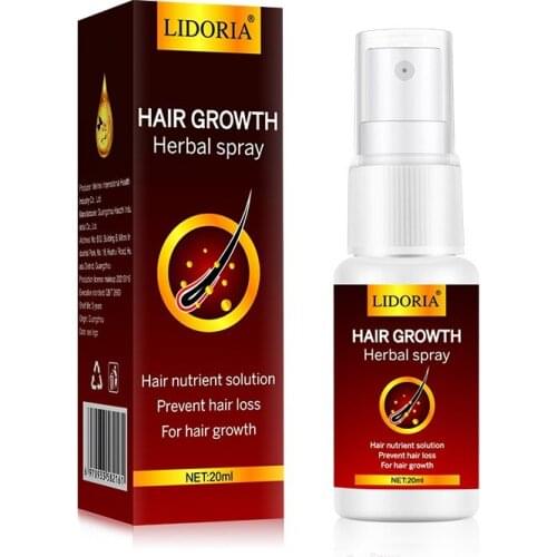 20ML Ginger Hair Loss Treatment Oil Hair Growth Spray Fast Growing Hair Oil Hair Loss Care Spray Beauty Hair & Scalp Treatment