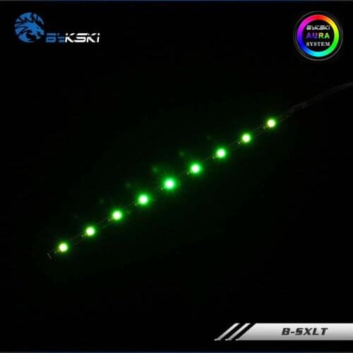 Bykski PC water cooling RBW soft Lighting strip for Reservoir/Water tank 5V LED fitting 120mm/180mm B-SXLT-RBW