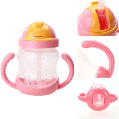 Baby Feeding Bottles Cups Learn Feeding Drinking Water Bottle Soft Mouth Duckbill Sippy Training Cup for Kids Baby Feeding Cup