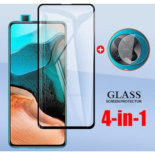 For Xiaomi Poco F2 Pro Redmi K30 Pro Full Cover Tempered Glass For Redmi K30 Pro Zoom Camera Lens Screen Protector Glass