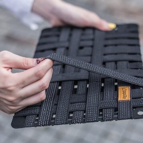 Magnesium Aluminum Alloy Storage Board Portable Digital Bag DIY Travel Digital Accessories Finishing Double-Sided Storage Bag