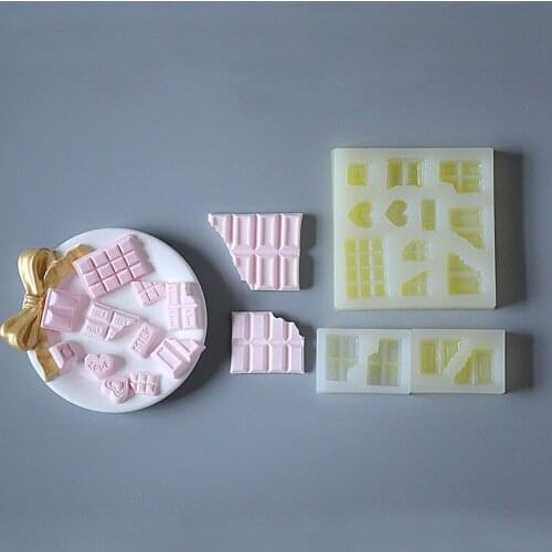Simulated chocolate Shape Cake Mold Chocolate Mold for the Kitchen Baking Cake Tool DIY Sugarcraft Decoration Tool