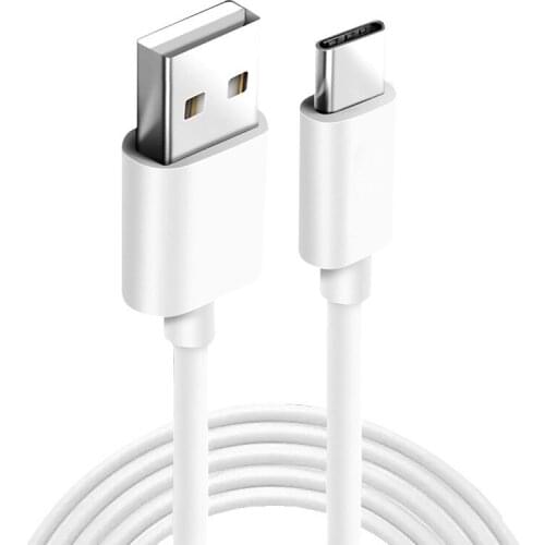1m USB Type C Cable for Samsung S10 S9 Charge 3.0 Cable USB C Charging for Huawei P30 Xiaomi USB-C Charger PVC