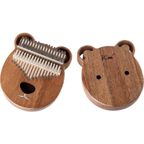 17 Key Kalimba African Solid Pineapple Wood Red oak Thumb Finger Piano Sanza 17 keys Kalimba Mbira Thumb Keyboard Instrument