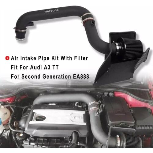Cold Air Intake Pipe Kit Fits for VW Golf V VI Passat Jetta CC Beetle Caddy Eos Scirocco Sharan Tiguan Touran Car Modification