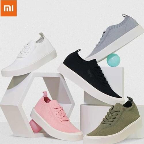 Xiaomi Youpin FREETIE Running Casual Sneakers Shoes for Smart Outdoor Sporting Shoes Lightweight Breathable Knitting Sneakers
