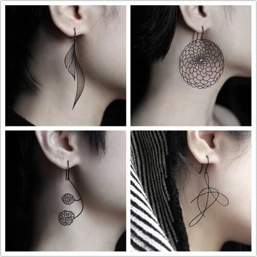 OUFEI 2020 Fashion Simple Stud Earrings For Women Gold Color Simple Geometric Small Earrings Wedding Bridal Jewelry