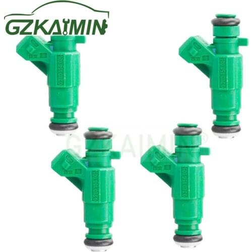 SET 4 Brand NewFree Shipping Fuel Injector For CITROEN C3 PEUGEOT 206 1984G0 9655833580 01F-023 348002 01F023 KM