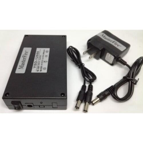 2SET/LOT MasterFire YSD-12680 DC 12V 6800mah Rechargeable Li-ion Battery Lithium-ion Batteries Pack for CCTV camera