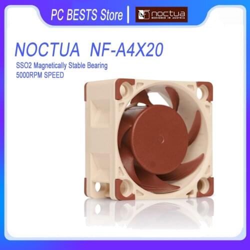Noctua NF-A4x20 40mm CPU cooler fan 12v 5v PWM/FLX Cooling fan chassis Radiator Replace fan