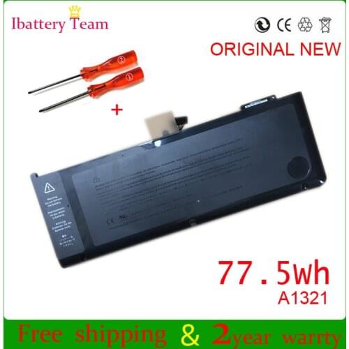 New A1321 battery for Apple Macbook pro 15'' inch A1286 MC721 MC723 MB985 MB986 series 77.5wh 10.95V