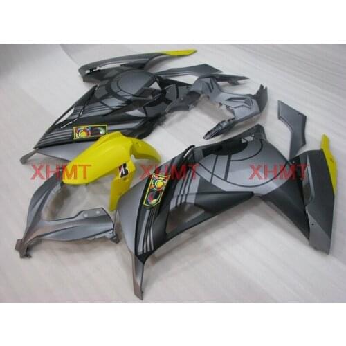 For EX300 2013 - 2015 Fairings Zx300r 13 14 Abs Fairing EX 300 Ninja 2015 matte Black Silver Grey Fairings