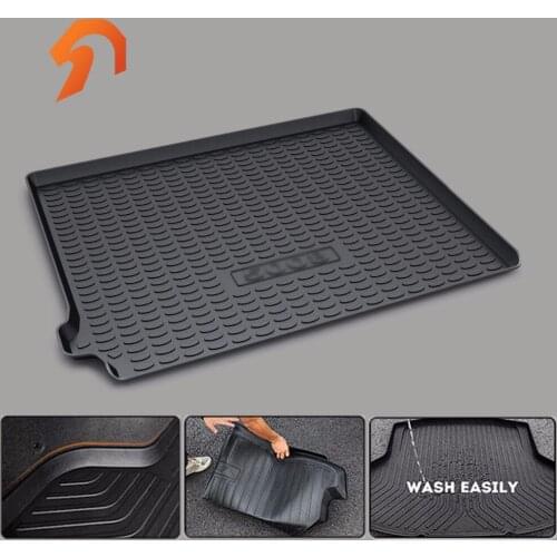 FIT FOR Peugeot 5008 2017 BOOT LINER REAR TRUNK CARGO MAT FLOOR TRAY CARPET MUD COVER PROTECTOR 3D car-styling
