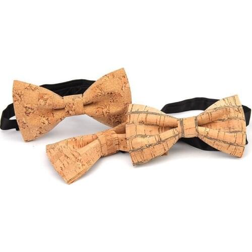 Ricnais 100% Wooden Self Bow Tie For Mens Solid Novelty Bowtie Suit Wedding Dress Party Gravata Necktie Accessories Gifts Ties