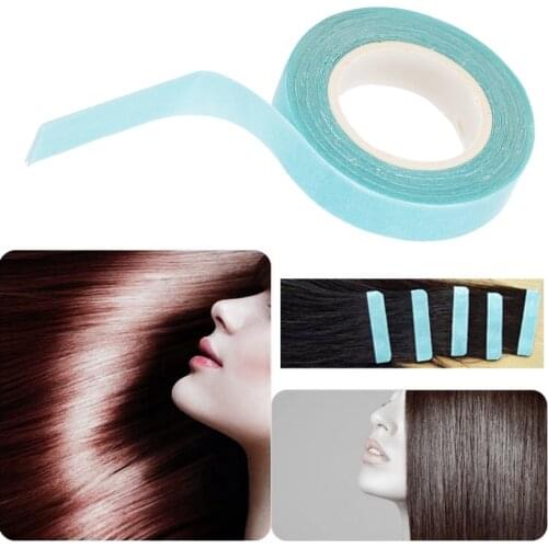 ​Blue Double‑Sided Hair Extension Tape Waterproof Nano Seamless Harmless Hair Extension Adhesive Tape Hair Extensions Tools