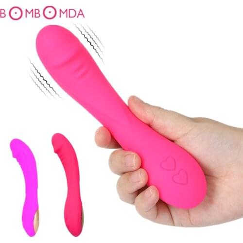 Vibrator USB Rechargeable Dildo Sex Toys for Women 12 Speeds Body Massager stimulates the inner wall of the vagina Adult Toys