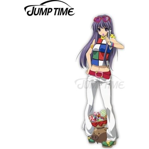 Jump Time Clannad Fujibayashi Kyou 4.7 Anime Sexy Girl Vinyl Decal Waifu Car sticker