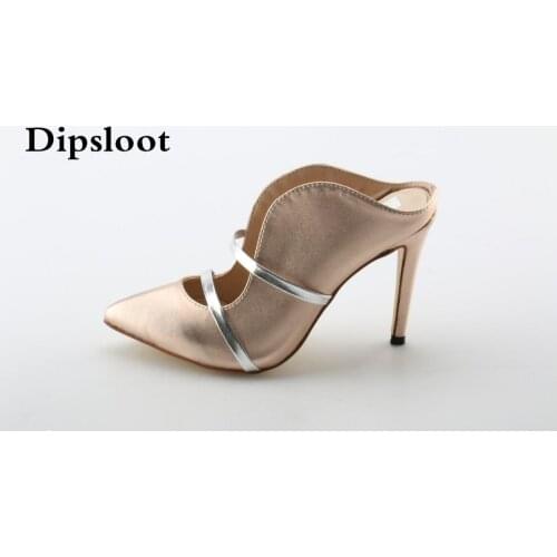 Drop Shipping 2017 Summer New Sexy Women Red Wine Black Gold Pointed Toe Slip On Pumps Stiletto Party Hot Night Club Shoes