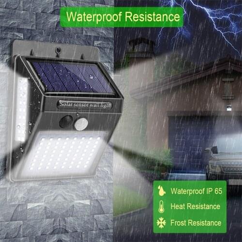 1-4pcs luz Solar Light 3 side solar Wall Lamps Outdoor wall Lamp PIR Motion Sensor Night Security Wall Light Garden waterproof