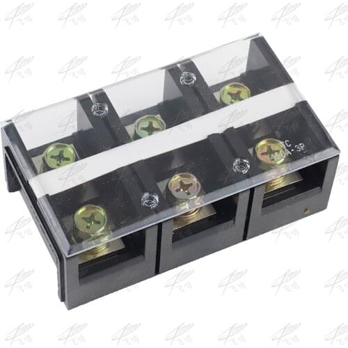 1PCS TC-1503 TC1503 150A 3P Fixed Terminal Double Row Screw Terminal Block Terminal Connector Cable Header Copper