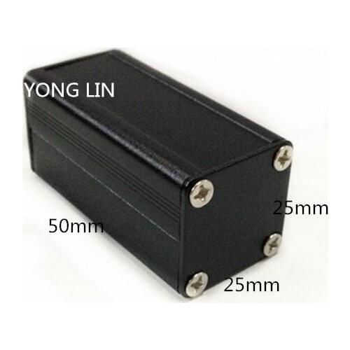 5pcs Aluminum box/pcb box/Mobile power shell/25*25-50/Handheld infrared laser housing