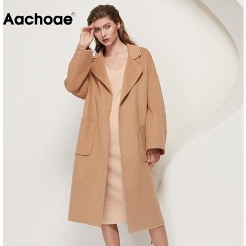 Aachoae Women's Coats With A Belt