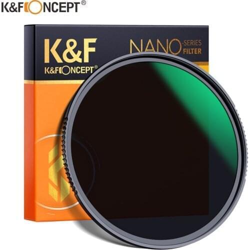 K&F Concept HD fixed ND64 Filter Camera Lens Multi-Layer Nano X Coating Filter Density 49mm 52mm 58mm 62mm 67mm 72mm 77mm 82mm