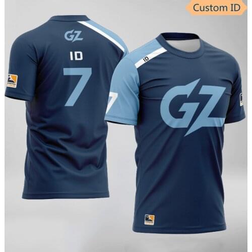 OWL Team Guangzhou Charge Player Jersey Uniform Fans Game T Shirt Customized ID Tshirt For Men Women Custom Name Tee Shirt