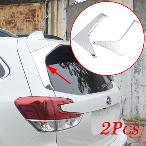 Chrome Molding Rear Tail Window Cover Trim Parts Fit For Subaru Forester SK Decoration Accessories 2019 2020