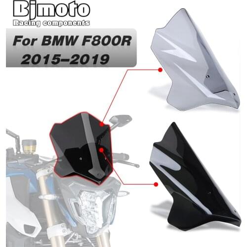 BJMOTO Motorcycle Wind Deflectors For BMW F800R 2015 2016 2017 2018 2019 2020 Motorbike Windshield Windscreen