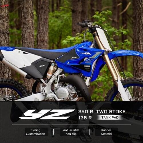 Tank Pad For Yamaha YZ125R YZ250R Two Stoke Motorcycle Fuel Tank Knee Pad YZ 125R YZ 250 R 2020-2021 Fuel Tank Side Sticker