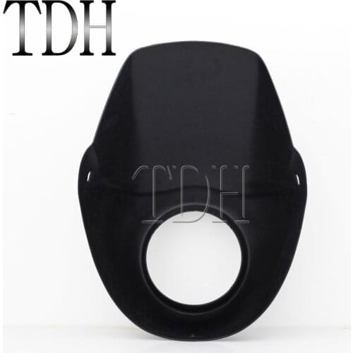 Black Motorcycle Head light Mask Headlight Fairing Cover Front Cowl Fork Mount For Harley Street 750 XG500 XG750 2015-UP