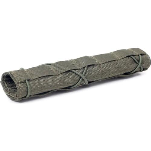 Nylon 8.66" 22cm Tactical Hunting Pistol Suppressor Mirage Heat Cover Shield Sleeve Muffler Holster Shooting Accessories