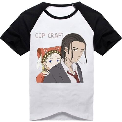 New Japanese anime COP CRAFT tshirt Kei Matoba Tilarna Exedilika Cosplay Short Sleeve Casual Tshirt print men women Tee