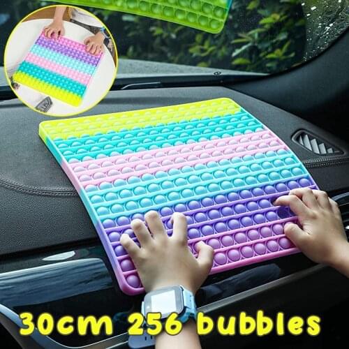 2021 New 30cm Super Big Size Push Bubble Toys Autism Needs Squishy Stress Reliever Toys Adult Kid Funny Anti-stress Fidget