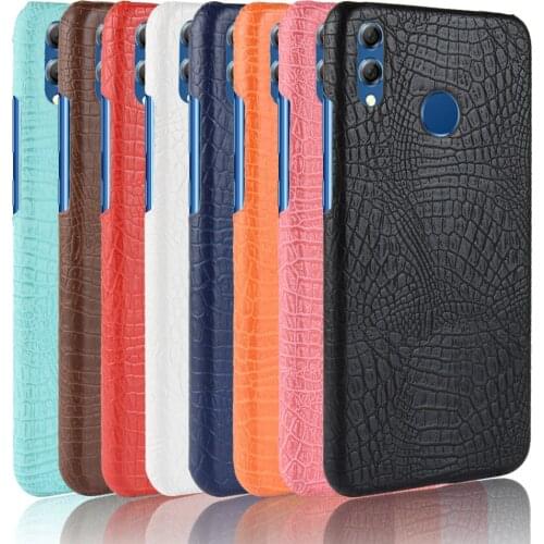 Leather Crocodile Pattern New arrival For Huawei Enjoy Max Case Retro Luxury Crocodile Skin Cover Phone Case Huawei Enjoy Max