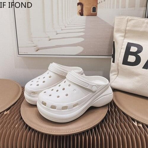 IF IFOND New Women Sandals Hole Shoes Light Sandals Outdoor Summer Men Beach Shoes Wading Sneaker Leisure Shoes