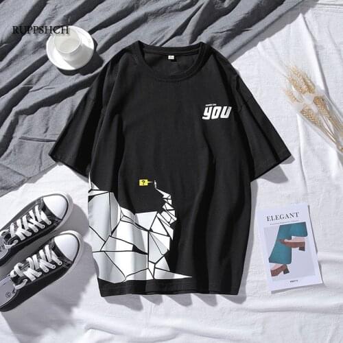 Casual Short Sleeve t Shirt Men 2021 Summer Tshirt Top Tees Black White Fashion Hip Hop Clothes Plus Oversize M-4Xl