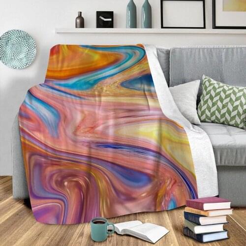 Psychedelic Fleece Blanket 3D Full Printed Wearable Blanket Adults/kids Fleece Blanket Sherpa Blanket Drop Shipping 02