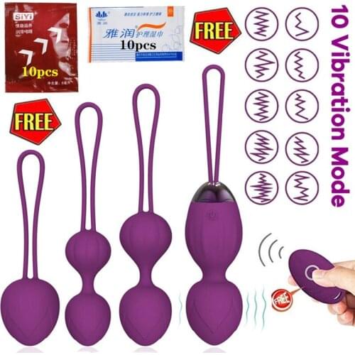 Remote Control Vaginal Ball Vibrator Kegel Ball Set For Tightening And Strengthening Vaginal Massage Women Exerciser And Trainer
