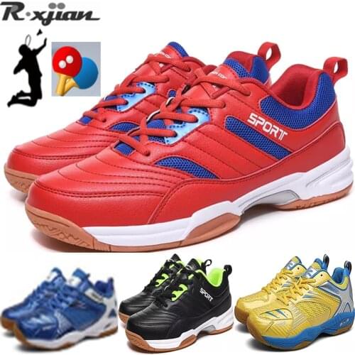 R.XJIAN brand Unisex Professional Table Tennis Shoes Men Breathable Anti-slippery Sneakers Women High Quality Athletics Training