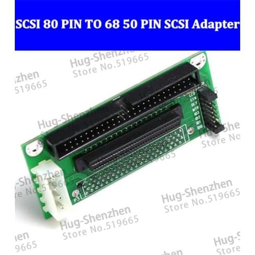 SCSI SCA 80 PIN TO 68 50 PIN SCSI Adapter SCA 80 PIN TO SCSI 68 IDE 50