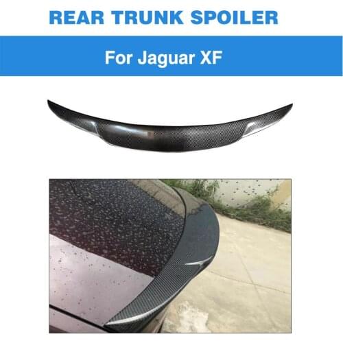 Rear Trunk Spoiler for Jaguar XF XFL Standard 2016 - 2019 Not for Sportbrake Carbon Fiber Boot Lip Wing